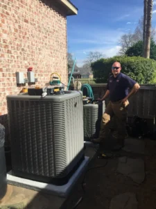 Fulshear · AC service call in progress